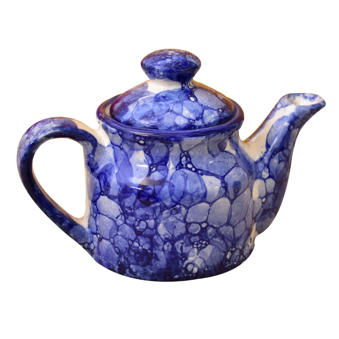 KunhaR Ceramic Teapot 1 Piece Blue Luster 300 ml