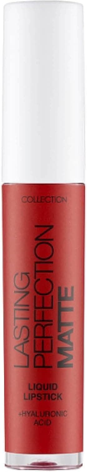 Collection Cosmetics Lasting Perfection Matte Liquid Lipstick Moisturising TransferProof 35ml Fierce
