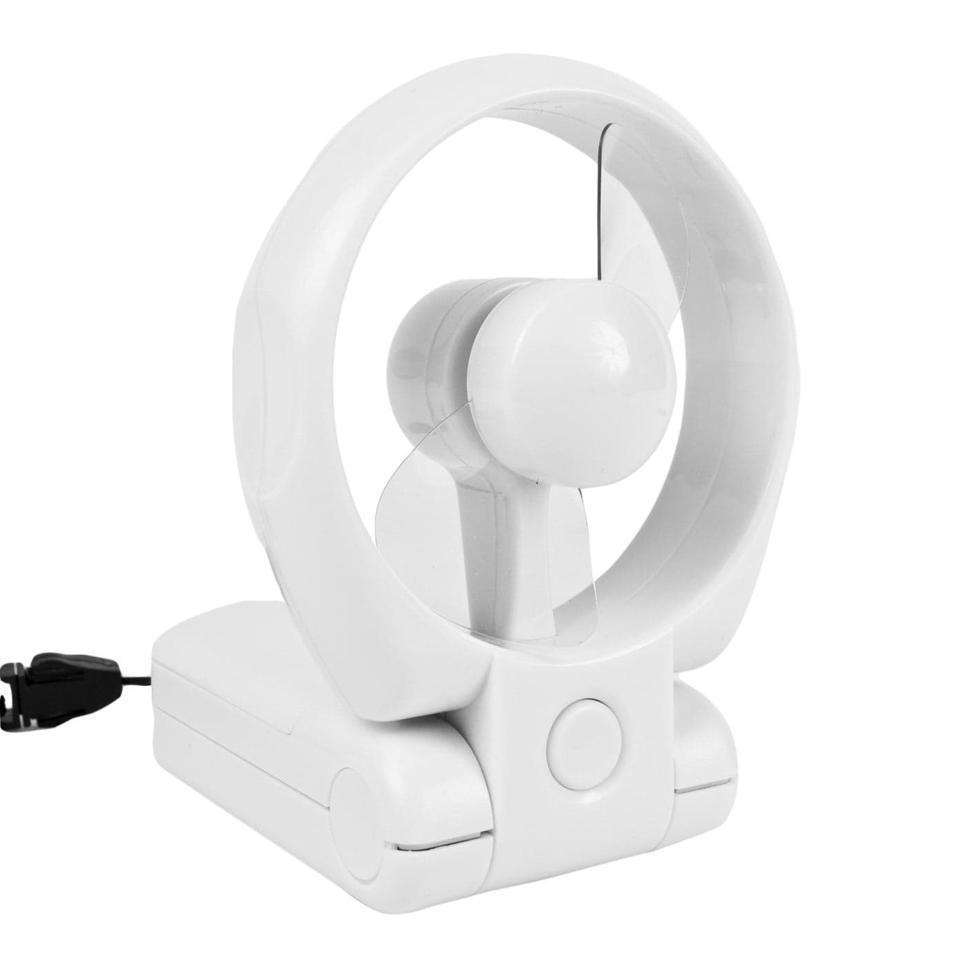 Travelon 3 Speed Personal Folding Fan White