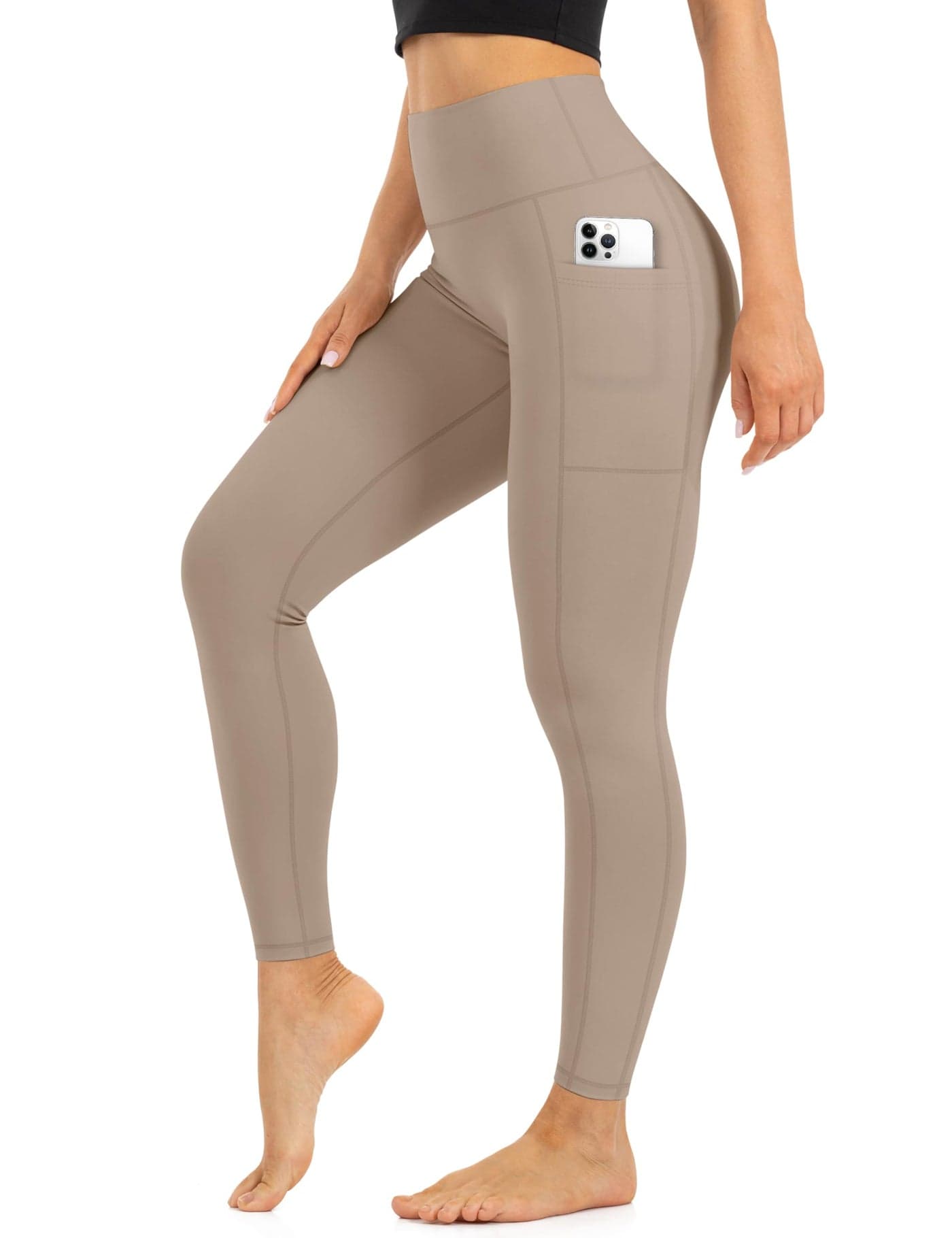 Blisset High Waist Leggings for Women - Opaque, Soft Tummy Control Athletic Pants for Yoga, Running, Workout and Gym