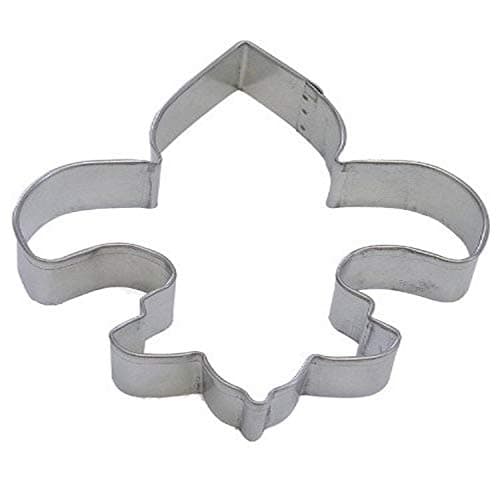 R&M Fleur De Lis 4.5" Cookie Cutter in Durable, Economical, Tinplated Steel