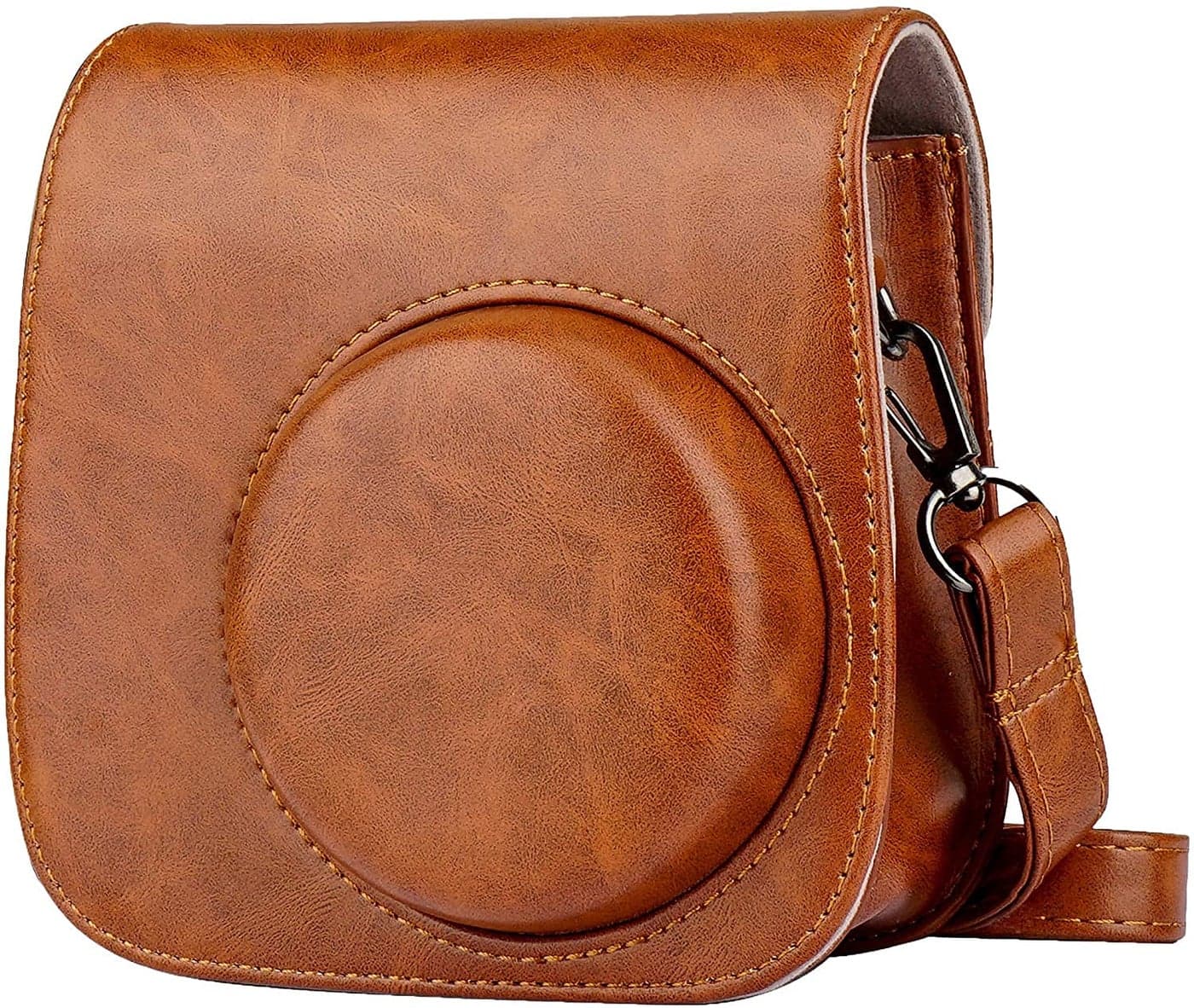 FotoCart Camera Compact Bag for Instax Mini 11 Instant Camera and also use with Mini 8, Mini 9 & Mini 10 Instax Camera (Brown)