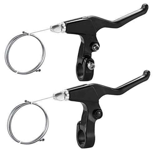 Chooee Bicycle Brake Lever,Mountain Bike Handlebar Brake Lever for MTB, Short Black