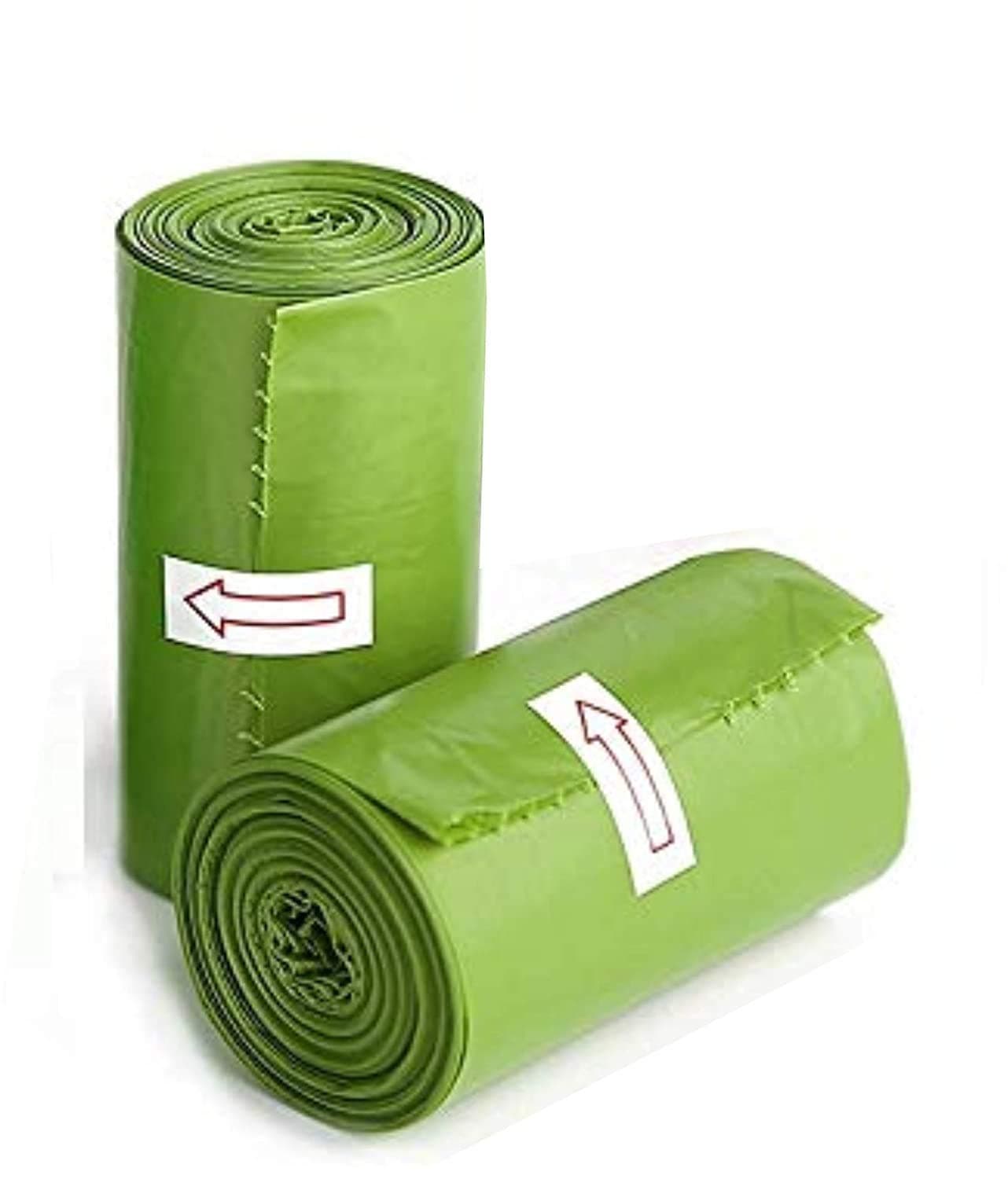 INKULTURE Garbage Bags Biodegradable For Kitchen,Office,Medium Size (Green, 48cmx53cm, 60 Bag)