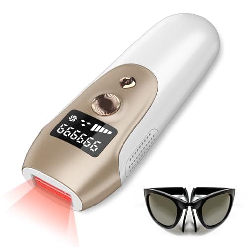 FELOOW IPL Laser Hair Removal: IPL Laser Hair Removal for Women, Long-Lasting Results,999,999 Flashes Hair Removal at Home, Model S3