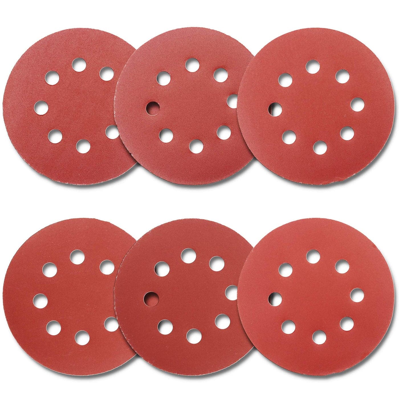 60Pcs Sanding Discs 5 Inch 8 Holes 1000800600400320240 Grit Sandpaper for Random Orbital Sander