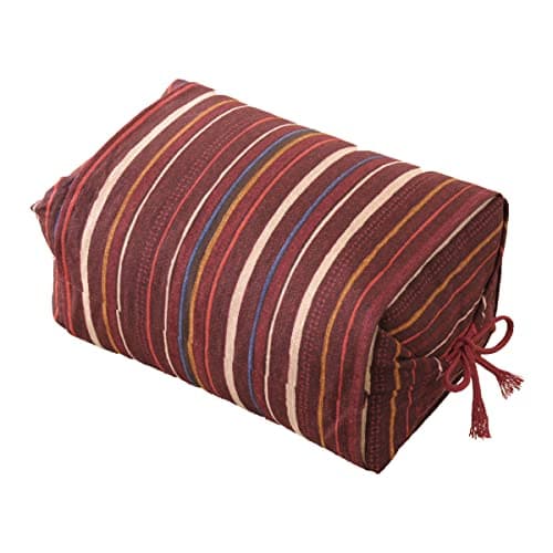 EMOOR Buckwheat Husk PillowDeep Red Made in Japan
