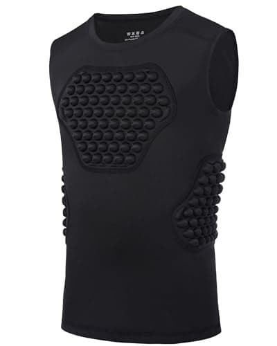 Roadbox Youth Baseball Chest Protector, Kids Softball Padded Compression Shirt, Rib Heart Sternum Guard for Football Lacrosse