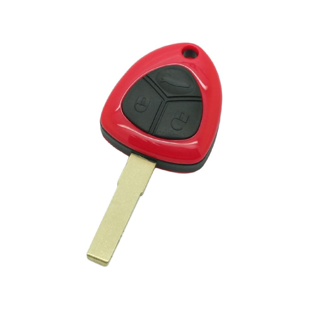SEGADEN Replacement Key Shell Compatible with Ferrari 3 Button Keyless Entry Remote Key Case Fob PG927