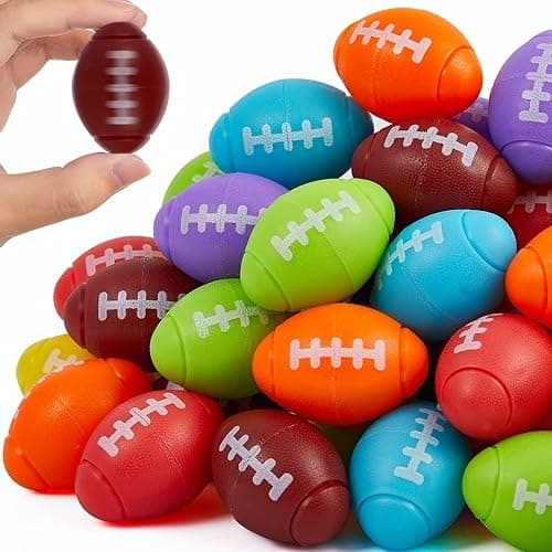 SCIONE 36Pack Football Fidget Spinner Football Party Favors for Kids 48 812 Goodie Bag Stuffers Treasure Box Toys for Classroom Prizes Return Gifts for Kids Birthday Party Favors