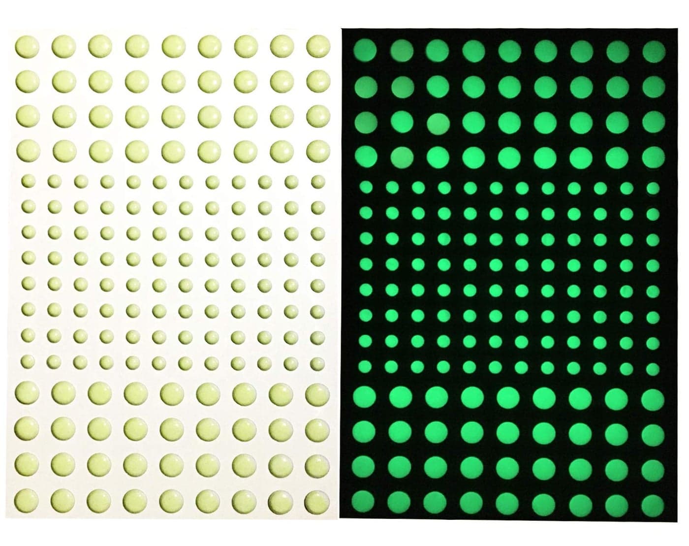 DUOFIRE 3D Domed Glow in The Dark Dots Wall or Ceiling Stickers, Glowing Ultra Bright Dots of 336Pcs,Perfect for Kids Bedding Room or Birthday Gift,Beautiful Wall Decals and Ceiling Decors