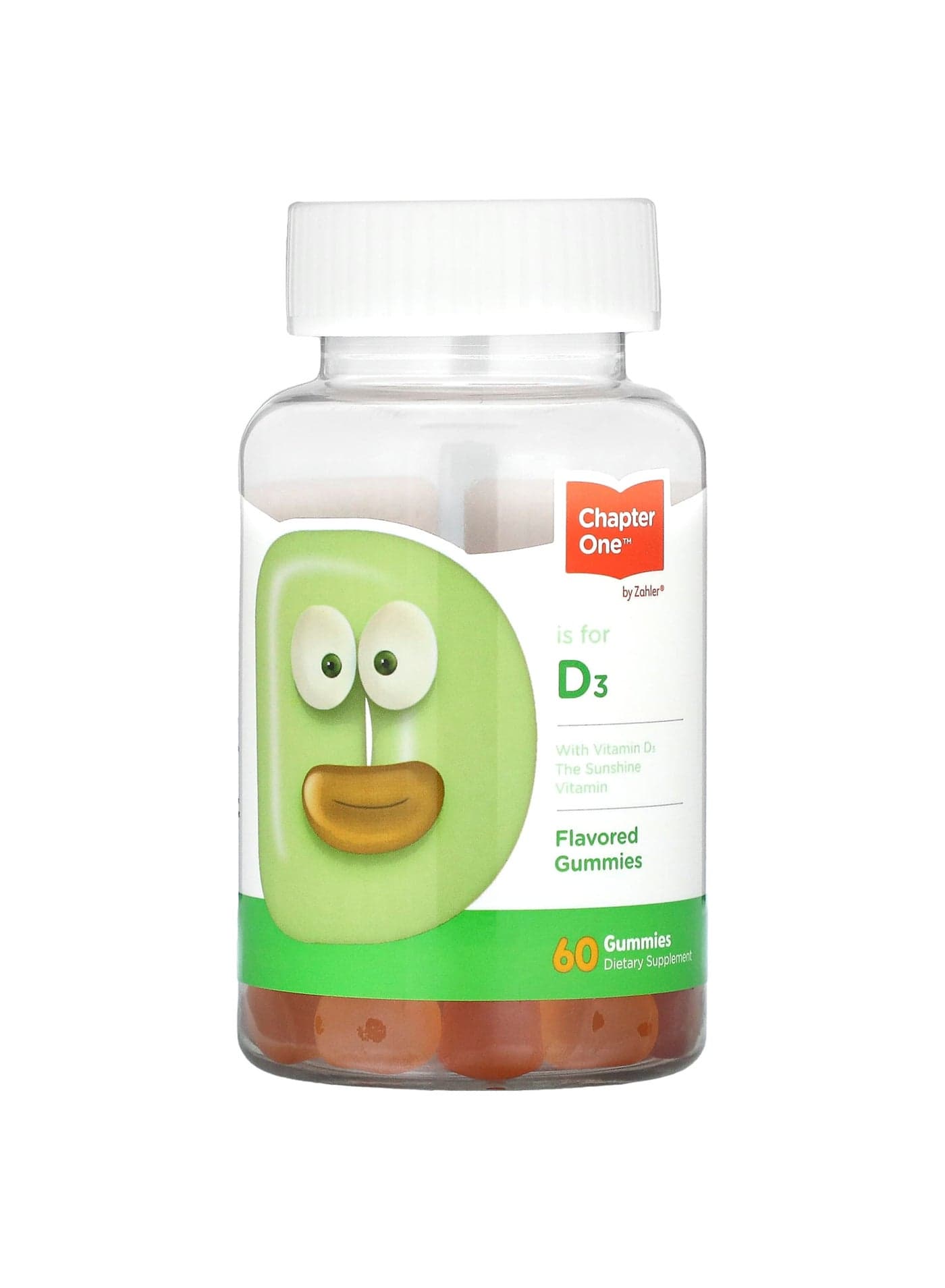 Vitamin D3, 60 Gummies (25 mcg (1,000 IU) Per Gummy)