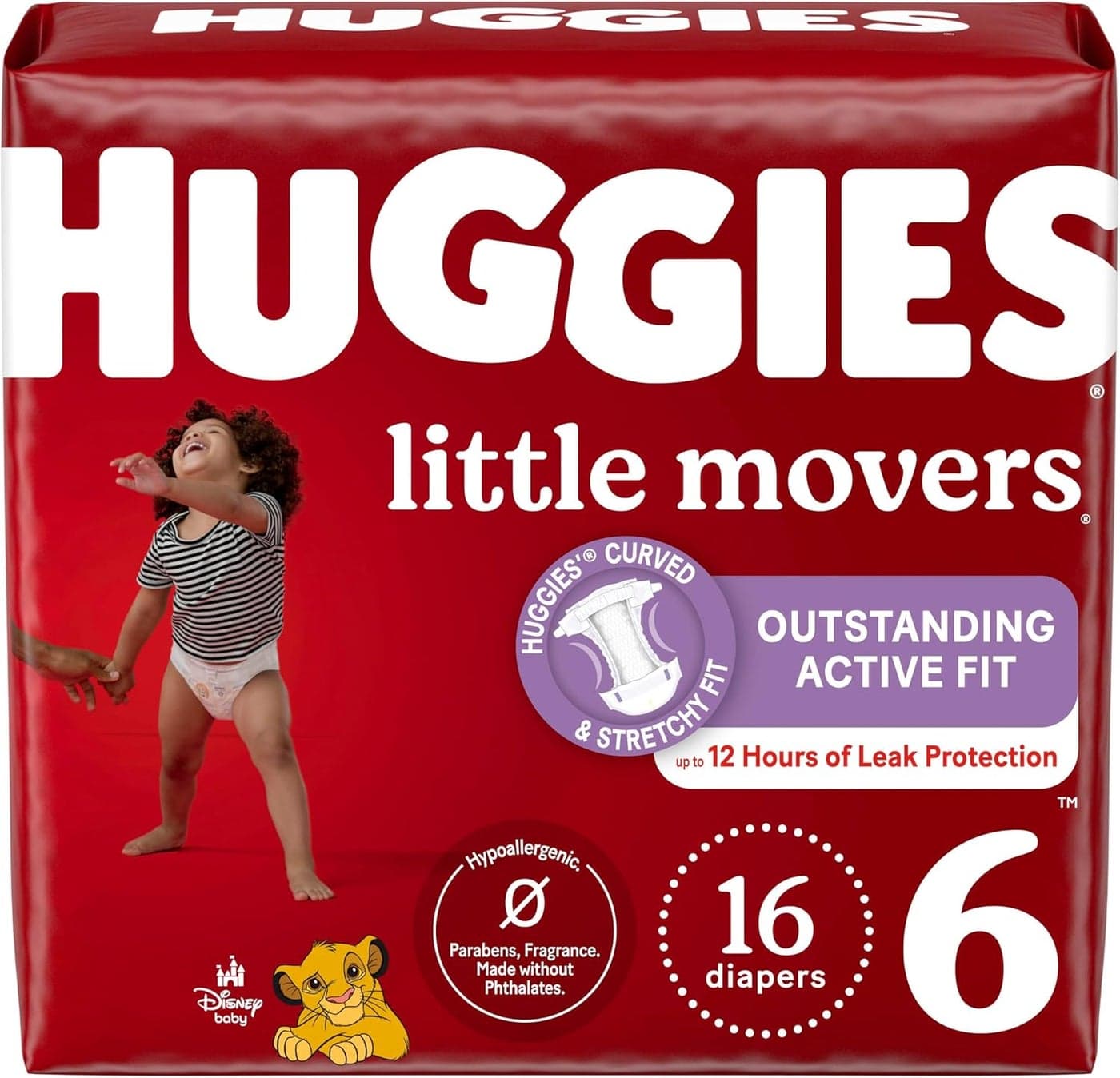 Huggies Little Movers Size 6 Diapers