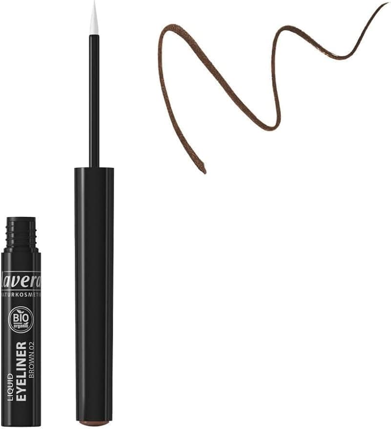 lavera Liquid Eyeliner Black For an expressive look Organic blossom extracts organic oils Vegan Natural cosmetics Makeup Organic plant ingredients 100 natural makeup 28 ml