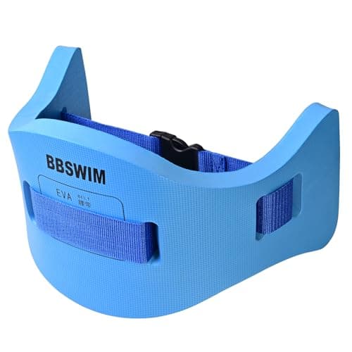 EVA Swimming Flotation Exercise Belt Foam Back Floating Belt with Adjustable Strap for Pool Aquatic Fitness Buoyancy Belt Swimming Belt for Pool, Low-Impact Workout