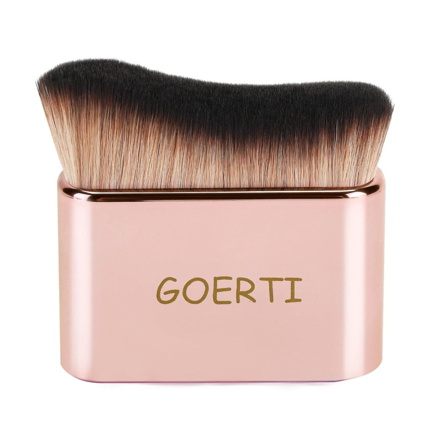 GOERTI Self Tanner Kabuki Brush for Body Professional Body Makeup Brush for Flawless Leg Makeup Bronzer Shimmer Glow Blend Applicator Foundation Brush Makeup for Cream
