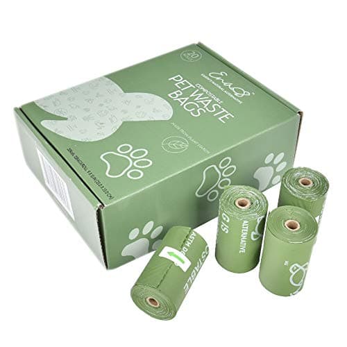 Earths Natural Alternative 100 Compostable Dog Poop Bag Refill 300 CT EcoFriendly Dog Waste Bags Fit Most Dispenser Biodegradable Extra Thick LeakProof OdorProof