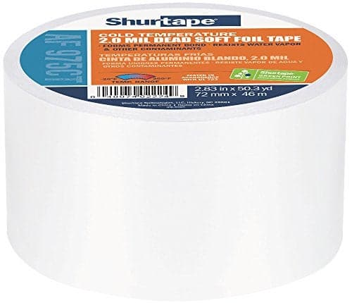 Shurtape AF975 AF-975 Aluminum Foil Duct Tape 3" x 50 Yds Silver Print, 72mm,