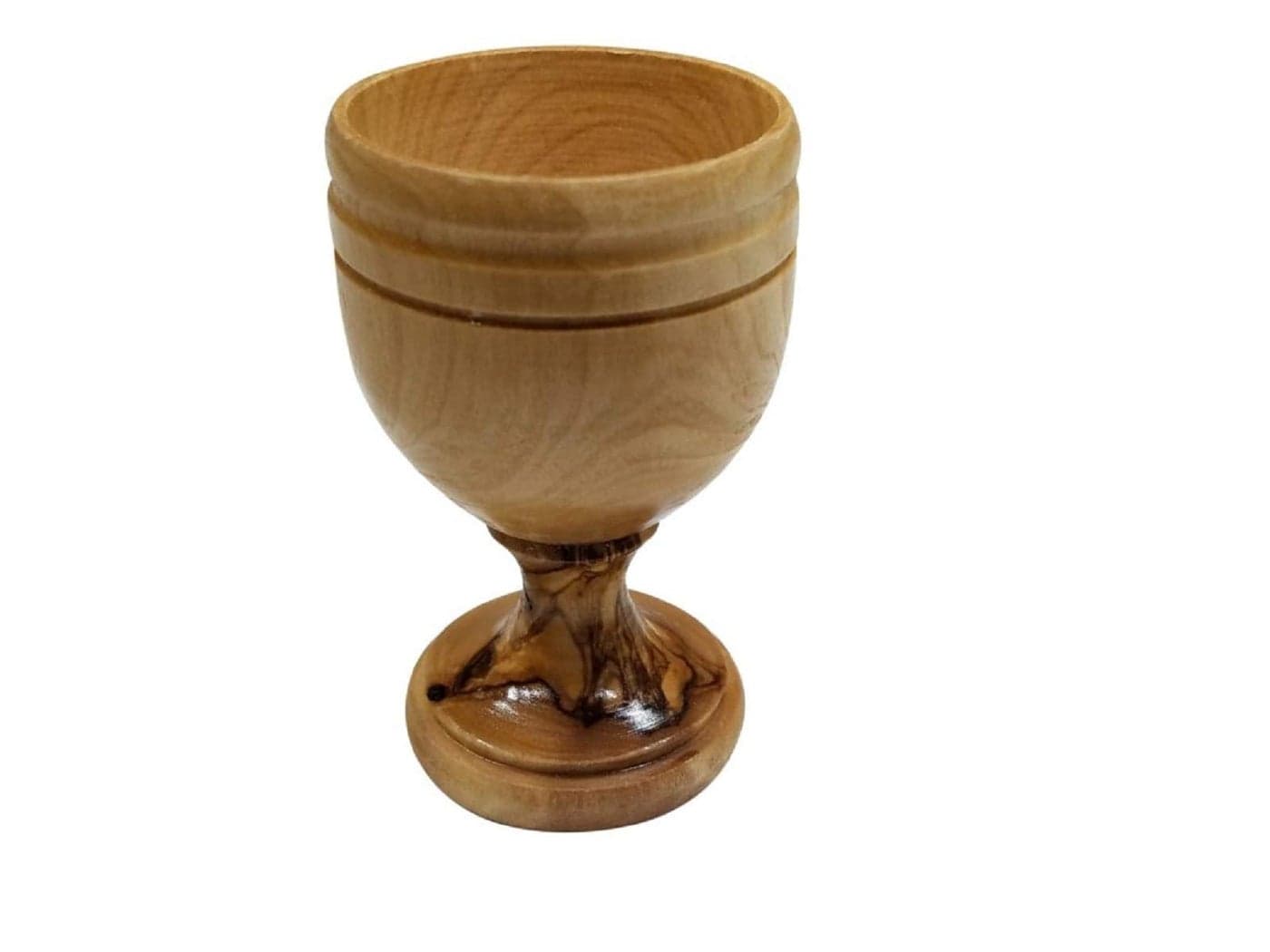 Handcrafted from Bethlehem Olive Wood Holy Communion Souvenir (2.75" Cup)