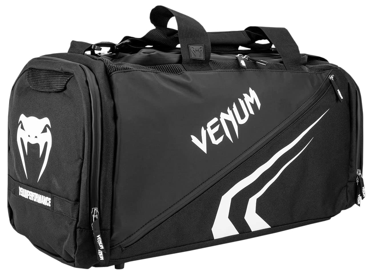 Venum Trainer Lite Evo Sports Bag - Black/White