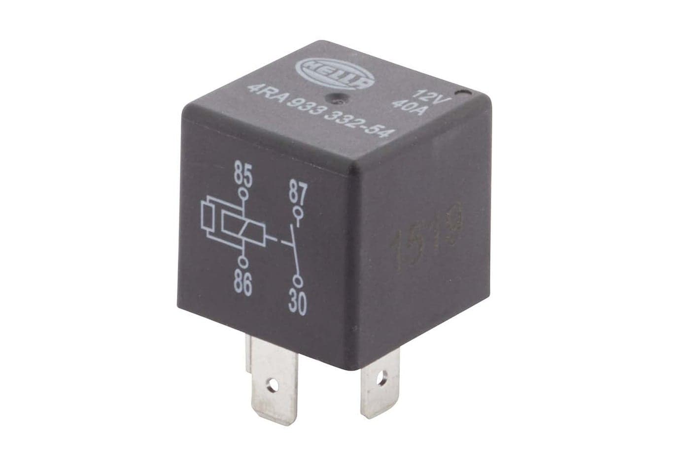 HELLA Hella 933332541 Relay Mini Iso 4 Pole 12V Spst Res, Multi
