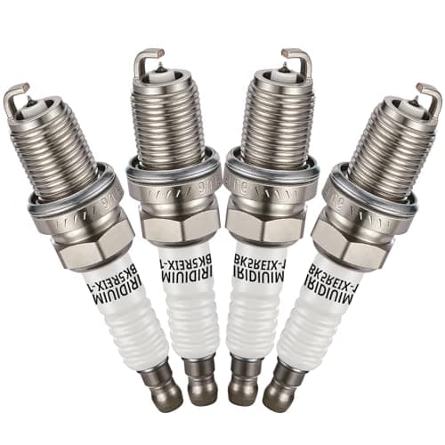 SYKRSS 7090 Iridium Spark Plugs 4 Pack Compatible With Chevy Geo Eagle Accent Sonata Elantra Sebring Altima Sentra xA xB 15L 16L 18L 20L 24L 27L L4 Engine Replacement for BKR5EGP Spark Plug