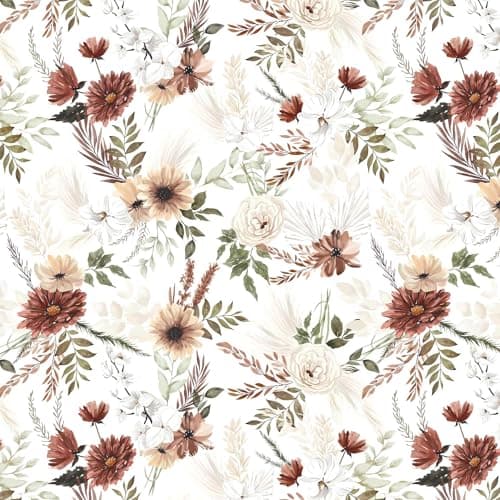 Dimoon Floral Peel and Stick Wallpaper Vintage Beige Contact Paper Bathroom Village Country Cottage Wallpaper Farmhouse Renter Friendly Antique Waterproof Kitchen Bedroom Vinyl 173x787