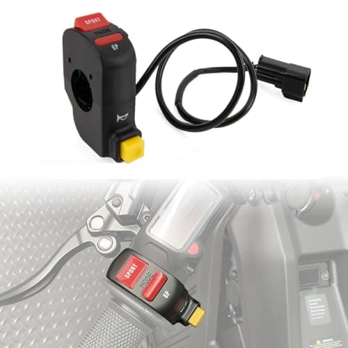 Brake PowerOff Switch for Light Bee SX PSLER Motorcycle Left Handlebar Mount Combination Switches with Horn for Electric Bike Off Road Bike Sur Ron Handlebar Switch