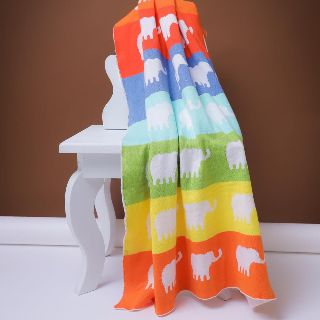 The Baby First Box Baby Blanket All Season Blanket Wrapping Sheet Baby Blanket for Babies012 Months 35x 28 Light Grey Multi