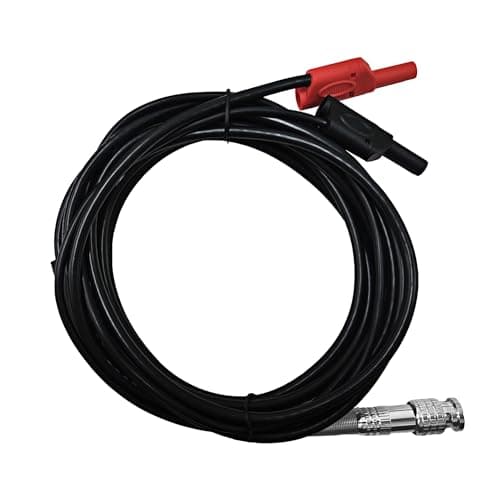 BNC Cable Test Leads HT30A 3M Heavy Duty Auto Test Line BNC to Banana Head Adapter Cable Input Resistance 50 Ω