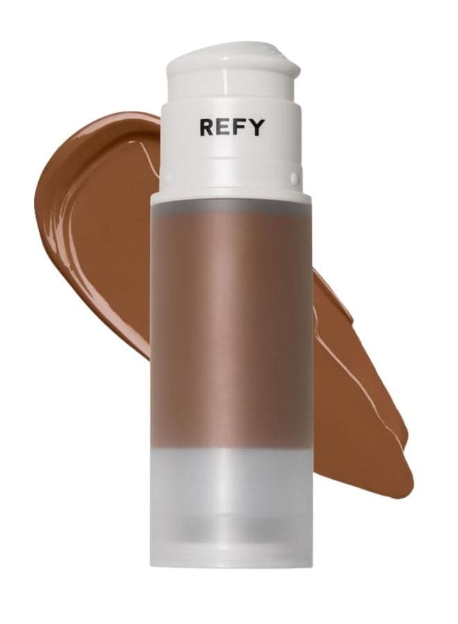 REFY Skin Base Hydrating Gel Skin Tint with Hyaluronic Acid 230W – Tan with Warm Golden Tones, Lightweight Hydrating Skin Tint 1 oz / 30 mL