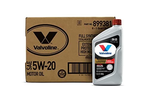 Valvoline Extended Protection High Mileage with Ultra MaxLife Technology 5W20 Full Synthetic Motor Oil 1 QT Case of 6