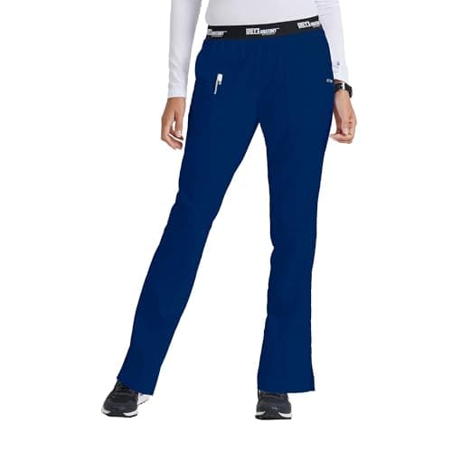 BARCO Grey’s Anatomy Classic Aubrey Scrub Pant for Women – Indigo, 3-Pocket Bottoms with Natural Stretch, Soil Release Fabric, and Super Soft Finish – XXS, Tall Fit
