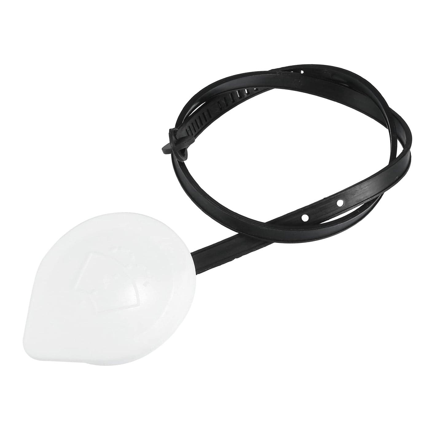 X AUTOHAUX 8260A117 8260A164 White Windshield Wiper Washer Fluid Reservoir Tank Bottle Cap Cover with 40cm Ruler for Mitsubishi Lancer Ex 09 18