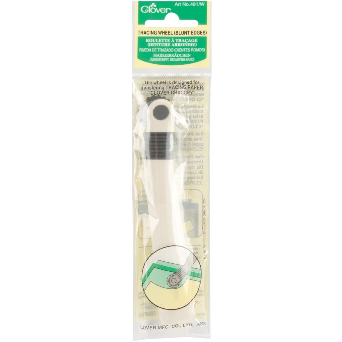 Clover Tracing Wheel Blunt Edge 144 Beige