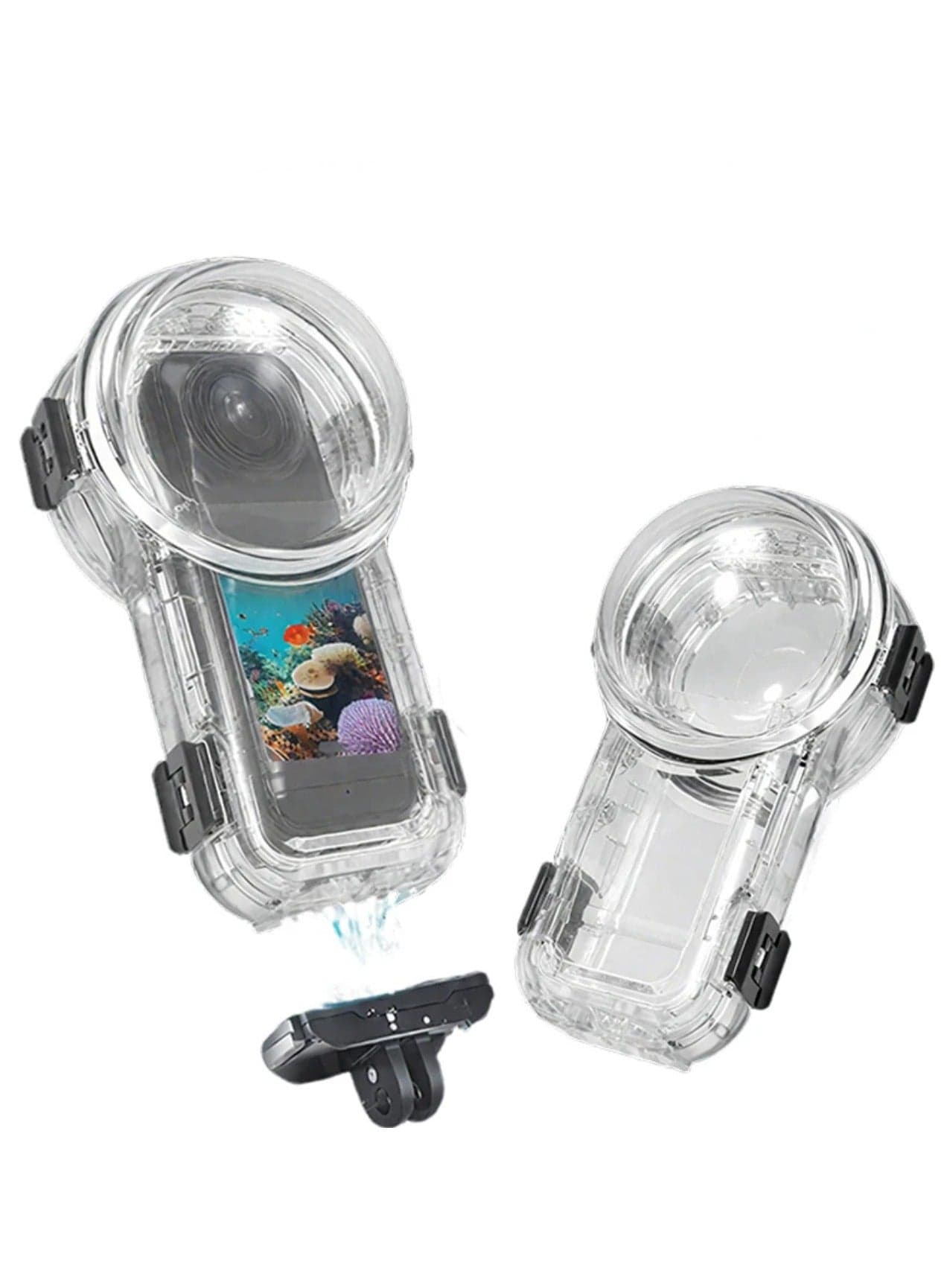 Magnetic Invisible Dive Housing Case for Insta360 X5 Abrasion and Scratch Resistant 360 degree Full Invisibility Waterproof to a Depth of 60 Meters for Insta 360 X5 Accessories