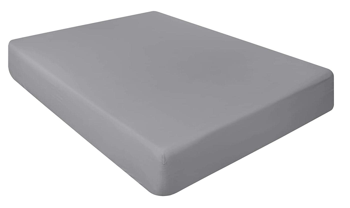 NIYS Luxury Bedding Finest 100 Egyptian Cotton 1025CM Fitted Sheets Silver Double
