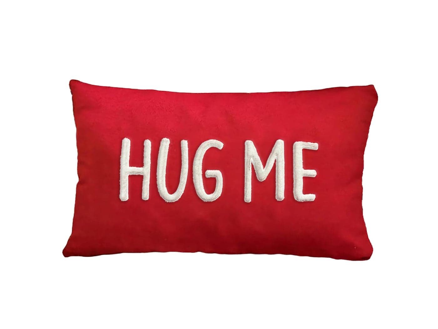 The Purple Tree Hug ME Pillow for Valentine's Day Gift (Pack of 1, 12x20Inch) Embroidered Cushion, Best Gift for Boyfriend, Girlfriend, Valentine Day Gift, Best Gift for Couple