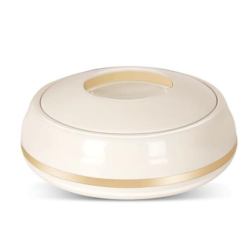 JAYPEE Alisa Neo Super Serving Casserole Set of 3 Inner Stainless Steel|Food Grade|Easy to Carry|Easy to Store|Ideal for Chapatti| Casserole for roti, best for Gifting Purpose|850,1250,1700 ml,Golden