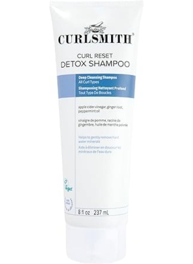 CURLSMITH Curl Reset Detox Shampoo | Deep Cleanser, Removes Build Up and Hard Water, Perfect to Reset and Revive Curls | Deep Cleanser, Removes Build Up and Hard Water, Perfect to Reset and Revive Curls