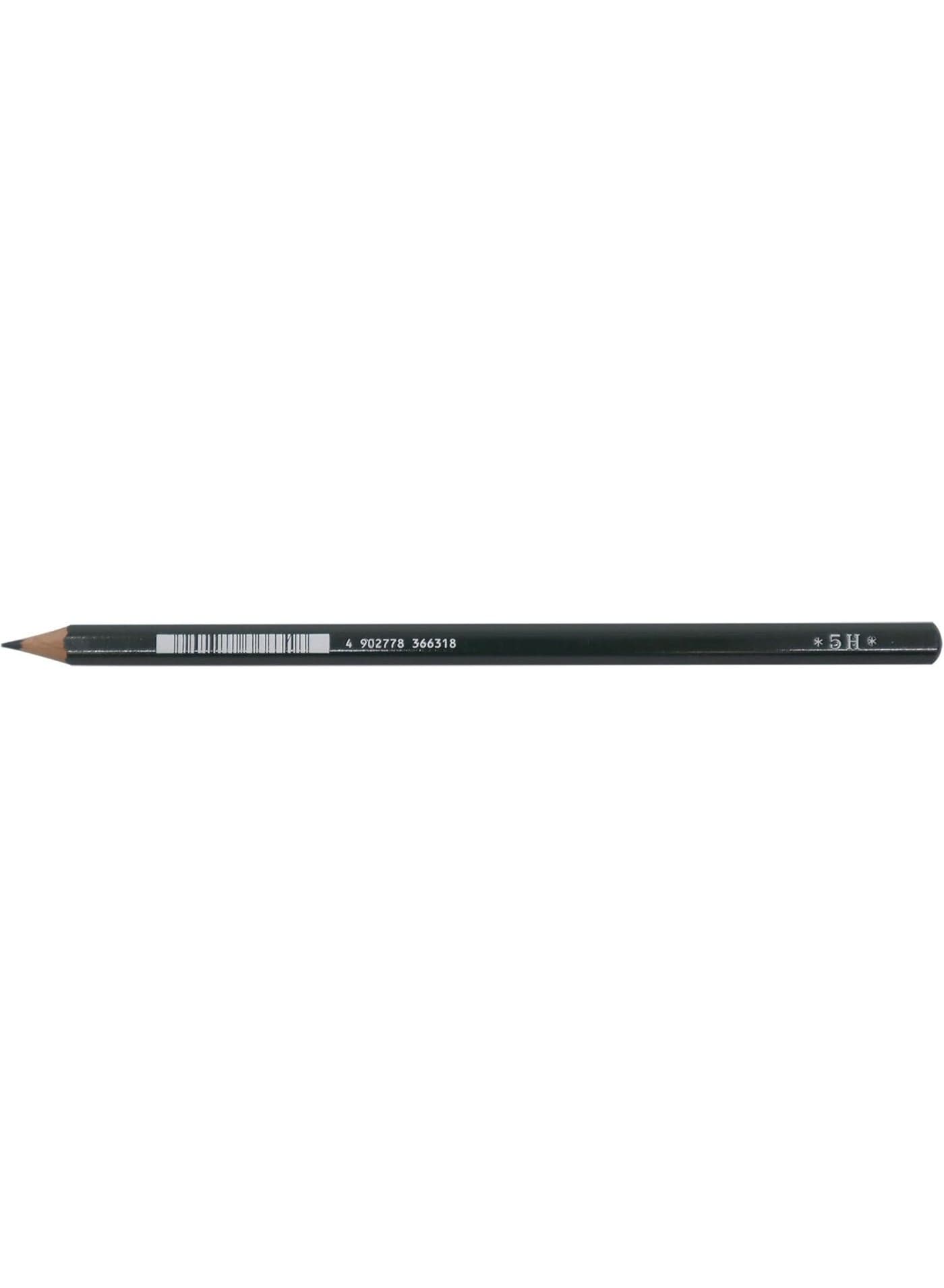 Mitsubishi UNI 9800DX Graphite Pencil 5H, Hard Fine Line Technical Drawing Pencil for Drafting, Precision Sketching & Design Work (Pack of 1)