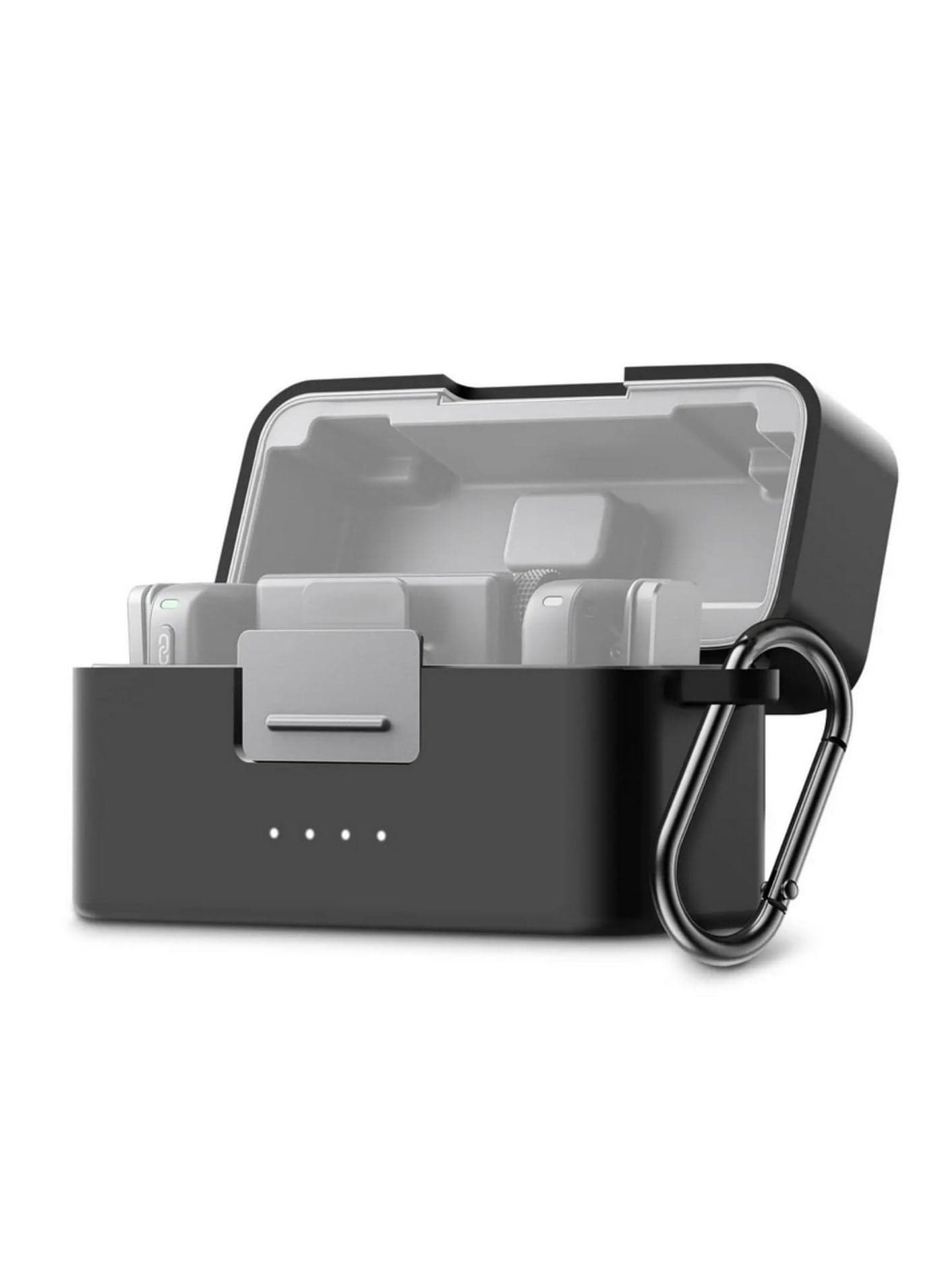 For DJI Mic Mini Charging Box Protective Cover Silicone Case for Wireless Microphone Shockproof Dustproof Scratch Resistant Protector with Soft Anti Slip Design