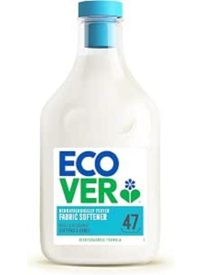 Ecover Fabric Softener Liquid Rose & Bergamot Scent Dermatologically Tested, Plant Based Biodegradable Formula 1.43L