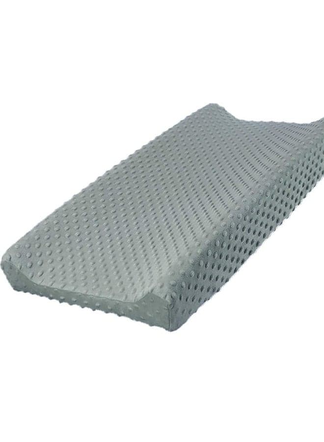 Owlowla Changing Pad Cover, Soft Minky Dots Changing Table Sheets for Baby Boy and Girl(Gray)