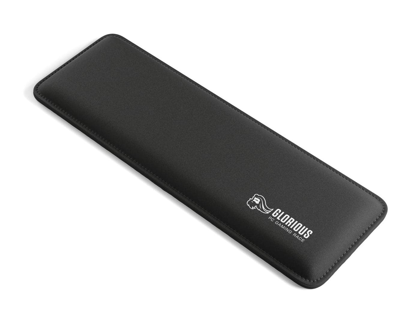 Glorious Gaming Wrist Pad/Rest - Compact - Mechanical Keyboards, Stitched Edges, Ergonomic | 12x4 inches/ (0.7in/17mm) Thickness (GSW-75) Black