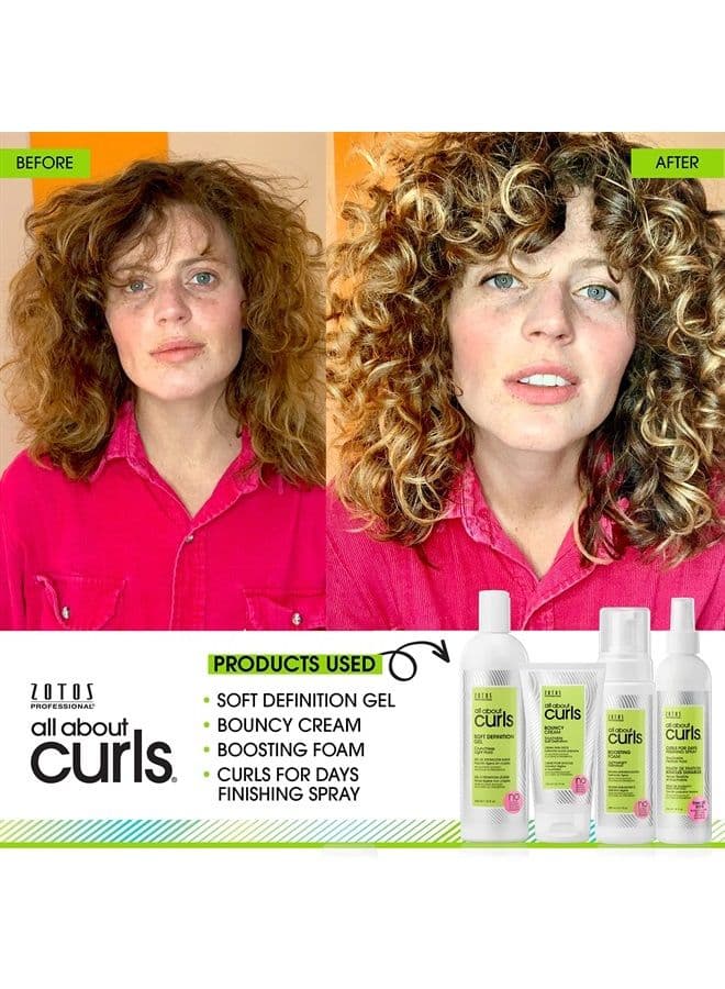 All About Curls Curls For Days Finishing Spray | Touchable Flexible Hold | De-Frizz | Locks Out Humidity | All Curly Hair Types