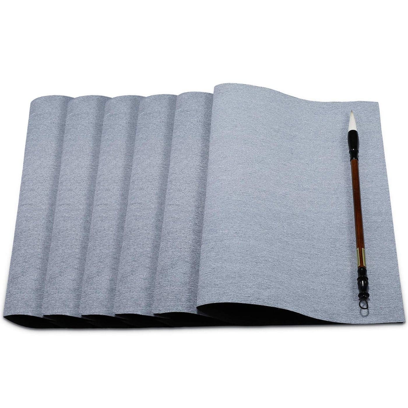 Dianelhall 6 Pieces Water Drawing Writing Cloth Reusable Water Paper Chinese Calligraphy Mat for Students Magic Chinese Calligraphy Practice for Lunar New Year Horse 2026 Chunlian 17 x 13 Inches