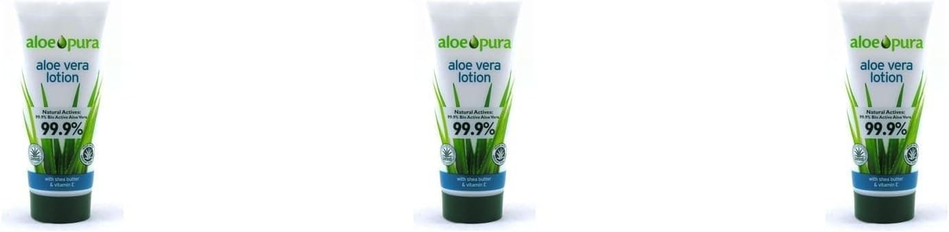 3 PACK Aloe Pura Aloe Vera Skin Lotion 200ml 3 PACK SUPER SAVER