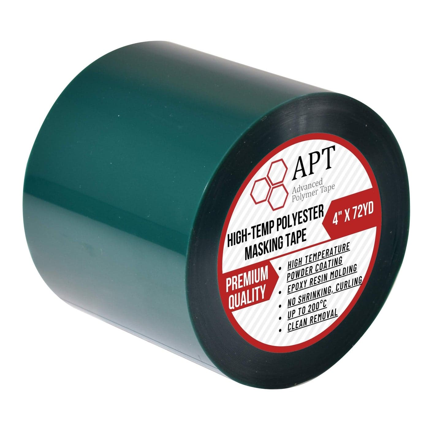 APT Polyester Tape with Silicone Adhesive High Temperature 35 Mil Thickness Powder Coating ECoating 1 4 x 72 Yds