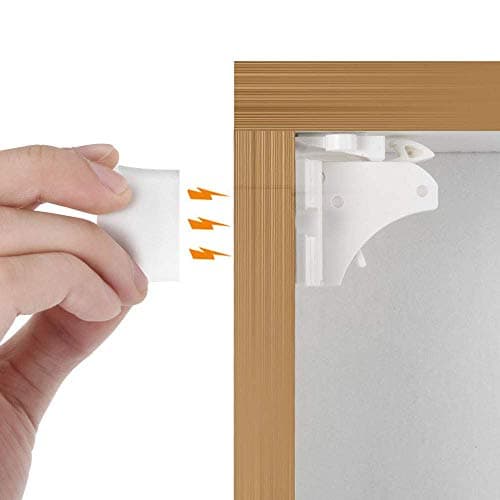 SPY KIDS® 8 Magnetic Child Safety Cabinet Locks with 2 Magnetic Keys – Strong 3M Adhesive, No Drill Installation | Baby Proof Locks for Cabinets, Drawers, Kitchen, Wardrobe & Furniture | Easy & Secure Baby Safety Solution